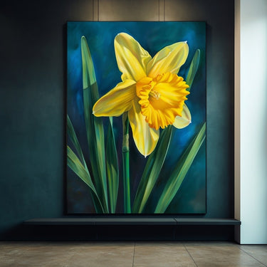 Yellow Flower Painting Canvas